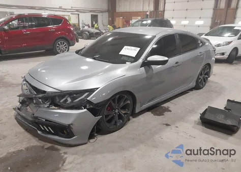 2019 Honda Civic Sport from USA, damaged, VIN 2HGFC2F86KH587735